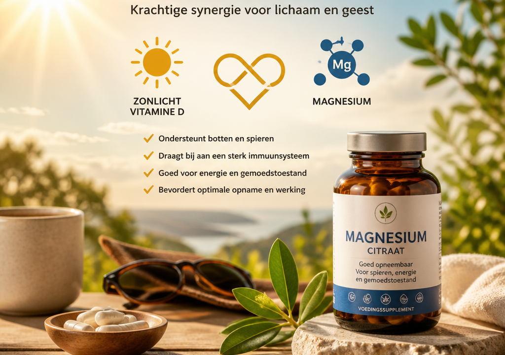 Magnesium versterkt vitamine D