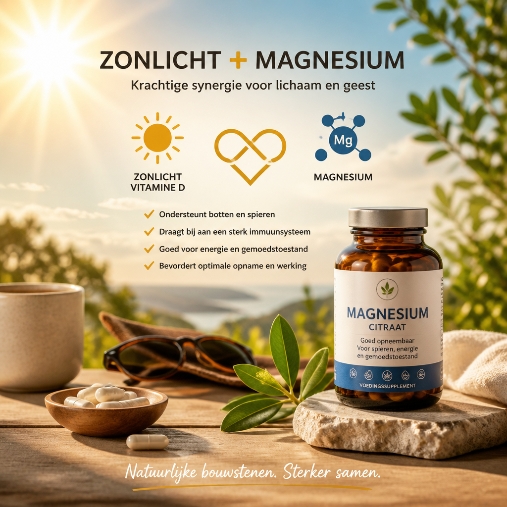 Magnesium versterkt vitamine D